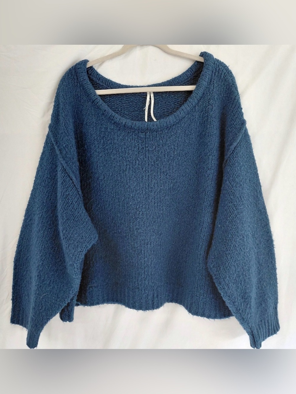 By Anthropologie Chunky Knit Sweater | 3XL | Blue Teal